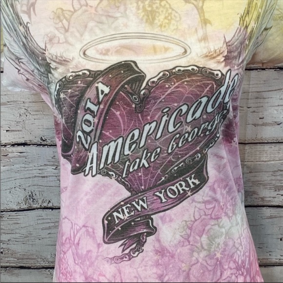 NEXT LEVEL APPAREL T-Shirt Lake George NY-XL - Picture 2 of 3